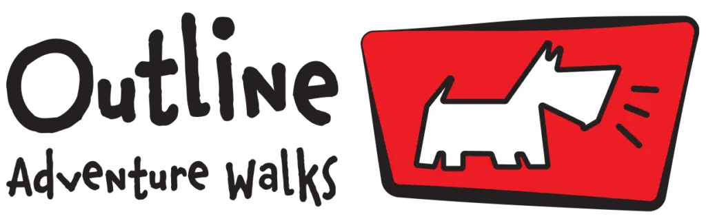 Outline Dog Walks logo